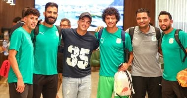 زيارة إيلياس الجلاصي لاعب المصري السابق إلى الفريق قبل المباراة الودية ضد الترجي 2025.. صور