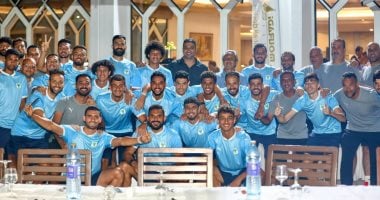 نبيل الكوكي ينظم مأدبة عشاء للاعبي وأفراد بعثة المصري في معسكر تونس 2025