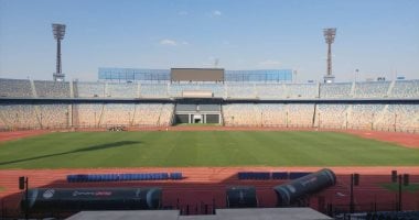 استاد القاهرة يجري استعداداته لاستضافة مباريات الدوري المصري.. صور 2025