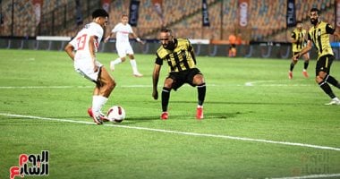 مباراة الزمالك والمقاولون العرب تستمر 75 دقيقة دون أهداف.. صور