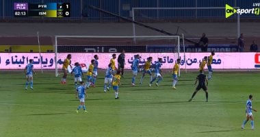 مروان حمدي يفتتح التسجيل لبيراميدز أمام الإسماعيلي.. يورتشيتش وتوريه يتلقيان الطرد