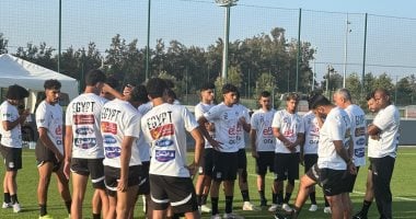 منتخب الشباب يستعد لمواجهة المغرب الثانية.. نبيه يثني على الروح القتالية (صور)
