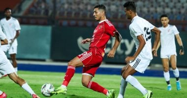 نهاية الشوط الأول.. الأهلي يحسم التقدم على بتروجت 2-1 ودياً بهدفين من مرعي وشريف "صور"
